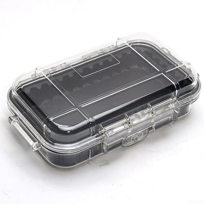 Storage Case, Survival Box Case Outdoor Sports Equipment Sealed Box Shockproof Pressure Proof Dry Boxes for Tools, Phone, Keys(L) by ARMYJY
