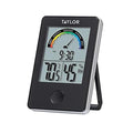 Taylor Digital Wireless Indoor Comfort Level Thermometer and Hygrometer, Easy-to-Read Display for Home, Office, Greenhouse, Nursery, and Indoor Areas, Black by Taylor