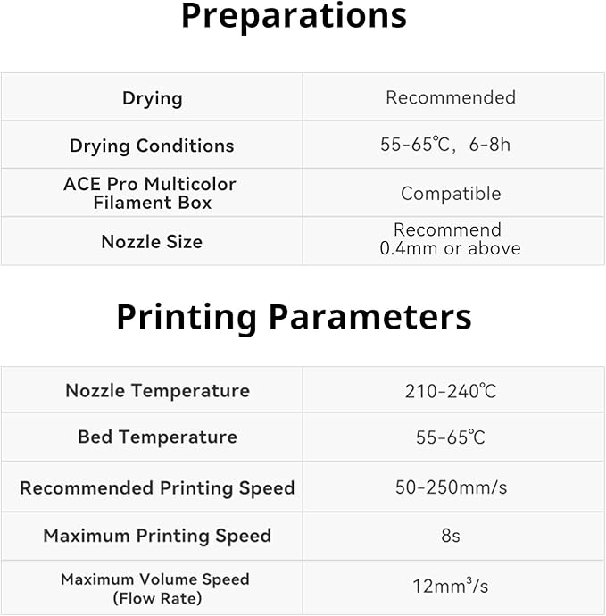 ANYCUBIC Silk Dual Color Pla Filament, 2-in-1 Chrome Coextrusion Color Change 3D Printer Filament 1.75mm Dimensional Accuracy +/- 0.02mm, Silk Texture, 1KG Reusable Spool (2.2 lbs), Black Blue - Image 9