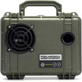 DemerBox: Waterproof, Portable, and Rugged Outdoor Bluetooth Speakers. Loud Sound, 40+ hr Battery Life, Dry Box + USB Charging, Multi-Pairing Party Mode. Built to Last + Fully Serviceable (Green DB1) by DemerBox