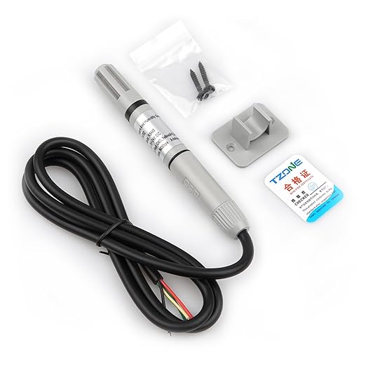 Tzone RS485 Temperature Sensor Modbus RTU Temperature and Humidity Transmitter,Industrial Temp Sensor Analog Humidity Monitor -40℃ to 125℃ High Accuracy for Heating and Cooling System,Farm,Greenhouse - Image 6