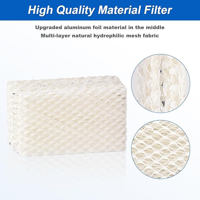 Sgizoku WF813 Humidifier Filters Compatible with Equate EQWF813 PCWF813 Relion RCM832 RCM-832N Protec RWF813 EQ-2119-UL PCCM-832N Cool Mist Humidifiers - Replacement Wick Filter 3 Pack - Image 4