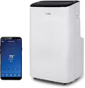 Commercial Cool Portable Air Conditioner, Dehumidifier & Fan, Portable Air Conditioner 9,000 BTU Covers up to 400 Sq. Ft., Wi-Fi Enabled, White by CommercialCool