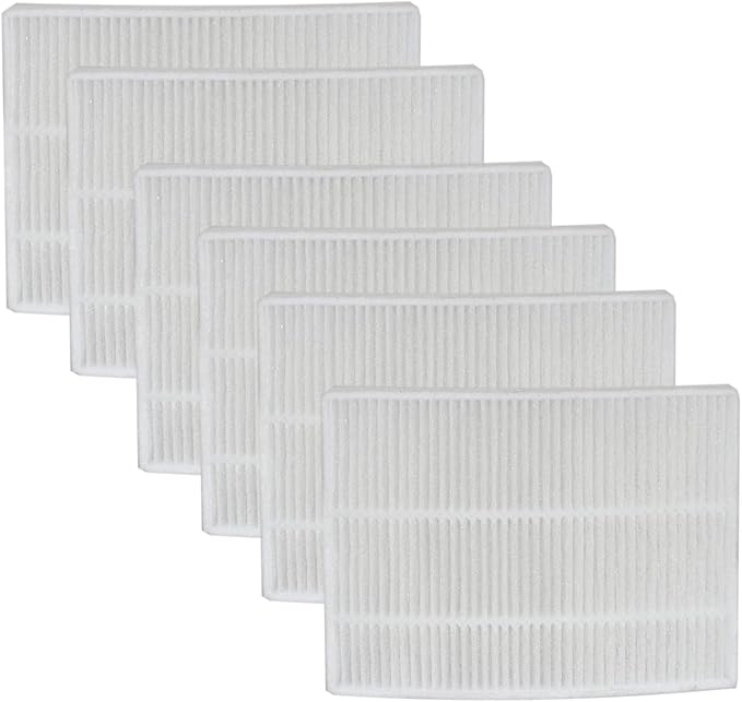 PUREBURG Replacement Filter Compatible with Hoomace & Acekool AR-D02 Small Dehumidifier Air Purifier 2-in-1(35oz / 1000ML),6-Pack Air Clean Dust by PUREBURG-PureYourBreath