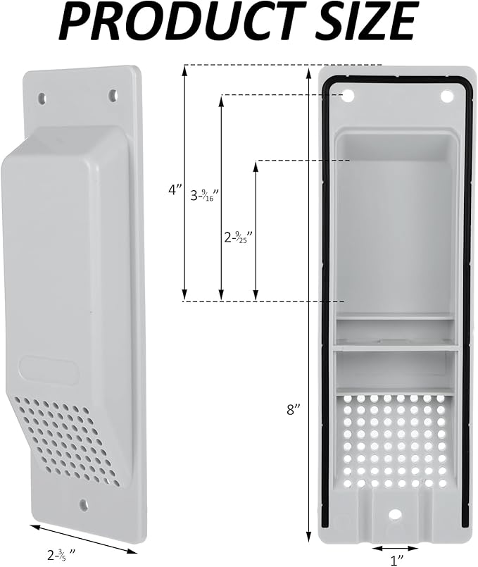 8 Pack Shipping Container Vent, Cross Flow Ventilation,Reduce Heat and Humidity for Cargo Shipping Containers - Image 2