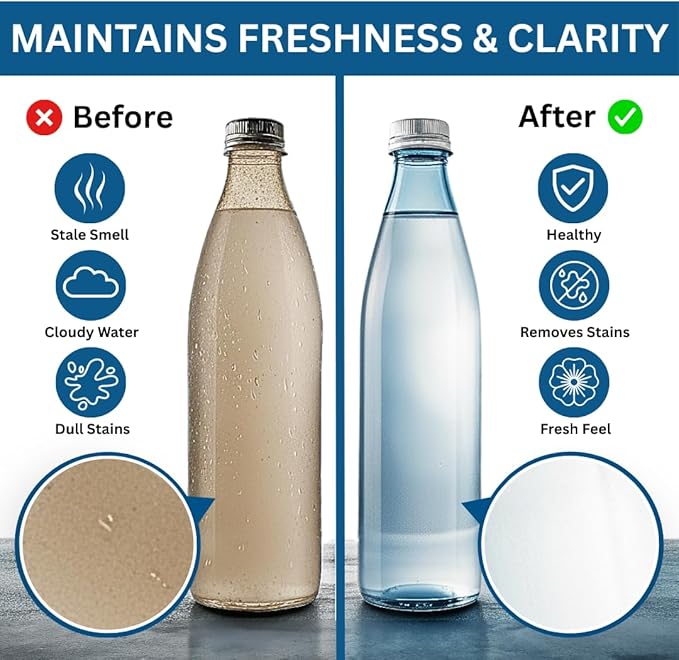 120 Pcs Water Bottle Cleaning Tablets, Bottle Cleaning Tablets for Stainless Steel Water Bottles & Tumblers, Bottle Cleaner tablets are ideal cleaner for all Water Bottles, Removes Odor & Stains - Image 3