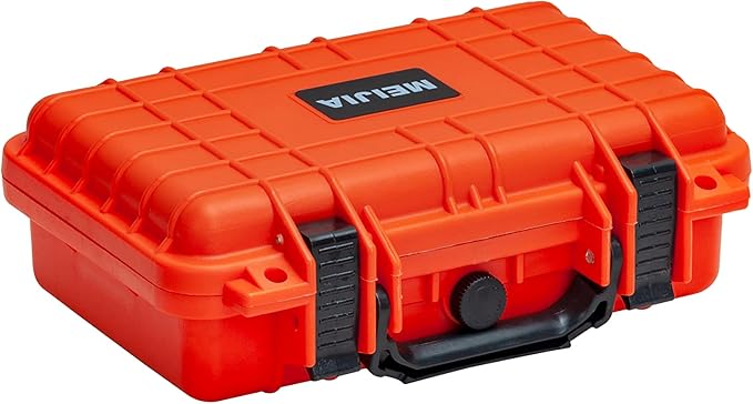 MEIJIA Portable All Weather Waterproof Protective Hard Case, Small Camera Case,Dry Case with Customizable Foam,Fit Use of Drones, Camera,Equipments, 11.65 ”x8.35”x3.78” by MEIJIA