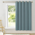 NICETOWN Room Darkening Curtains for Bedroom, Greyish Blue Thermal Insulated Drapes 72 inches Long for Office, Loft, Guestroom (1 Panel, 70" Wide per Panel) by NICETOWN