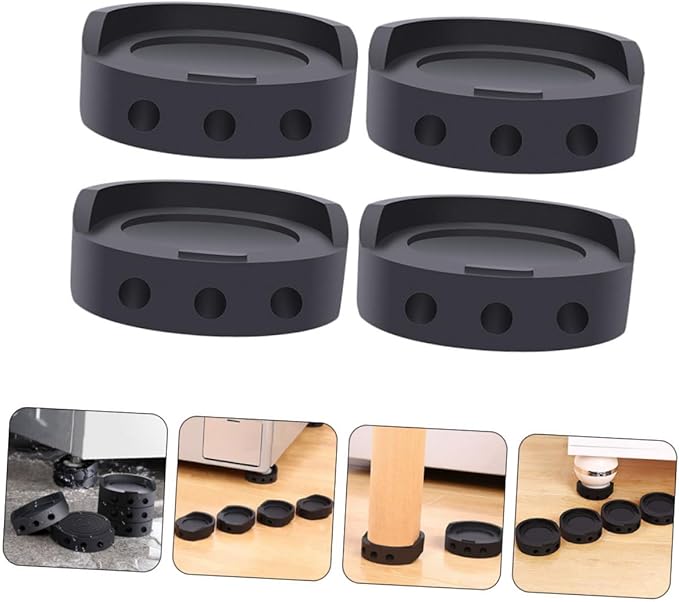 ARTIBETTER 8pcs Vibration Pads for Washer Non-Skid Protector Mat for Dryer Machine Floor Protectors for Washing Machine Table Leg Slip Mats - Image 6