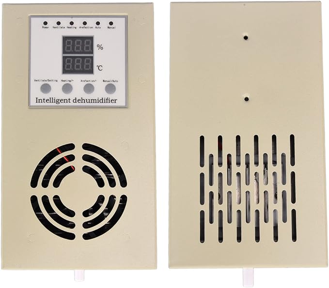 Closet Dehumidifier, Drainage Fully Functional Dehumidifier Controller Fan Type, Dehumidification Device with Temperature Probe for Control Cabinets, Furniture - Image 4