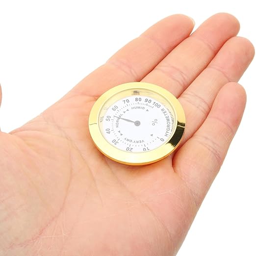 Round Golden Hygrometer for Violin and Guitar Cases - Accurate Humidity Indicator for Instrument Maintenance and Care - Image 6