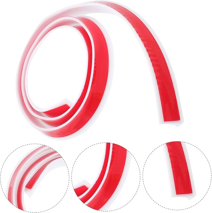 LIFKOME 1pc Self-Adhesive Bathroom Strip Water Retaining Strip for Kitchen and Bathroom Seal for Showers Counters Toilets Durable Easy to Install - Image 5