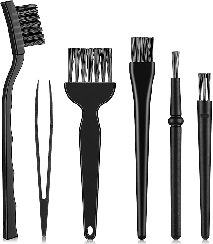 6 Pcs Small Cleaning Brushes for Tight Spaces Mini Electronics Cleaning Brush Household Parts Clean Accessories for Small Objects Humidifier Jewelry Keyboard Tool Kit by Unknown