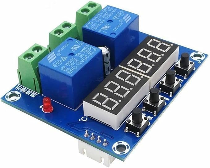 DC 12V XH-M452 Thermostat Dual Output Temperature Humidity Thermometer Hygrometer Control Module LED Digital Display - Image 4