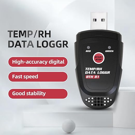 BSIDE BTH81 Digital Thermometer Hygrometer USB Temperature Humidity Data Logger Recorder Storage with LCD Display - Image 5