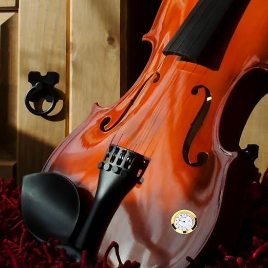 Round Golden Hygrometer for Violin and Guitar Cases - Accurate Humidity Indicator for Instrument Maintenance and Care - Image 8