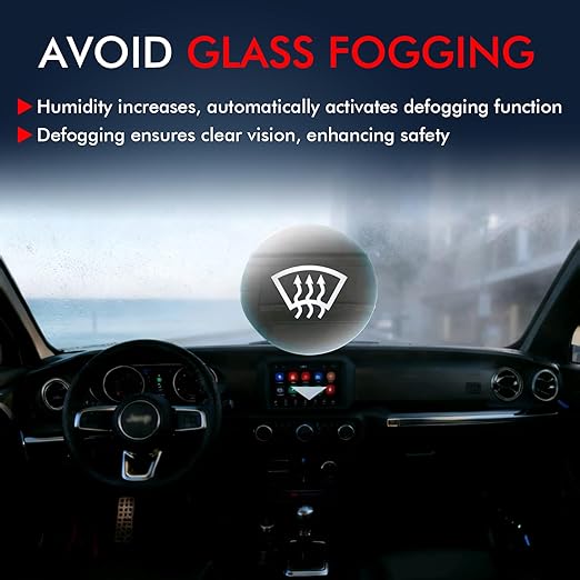 Humidity Sensor 55111389AF Compatible with Chrysler 200 300 Pacifica Dodge Ram 1500 Dart Journey Challenger Durango Jeep Cherokee Renegade 55111389AD 55111389AE - Image 2
