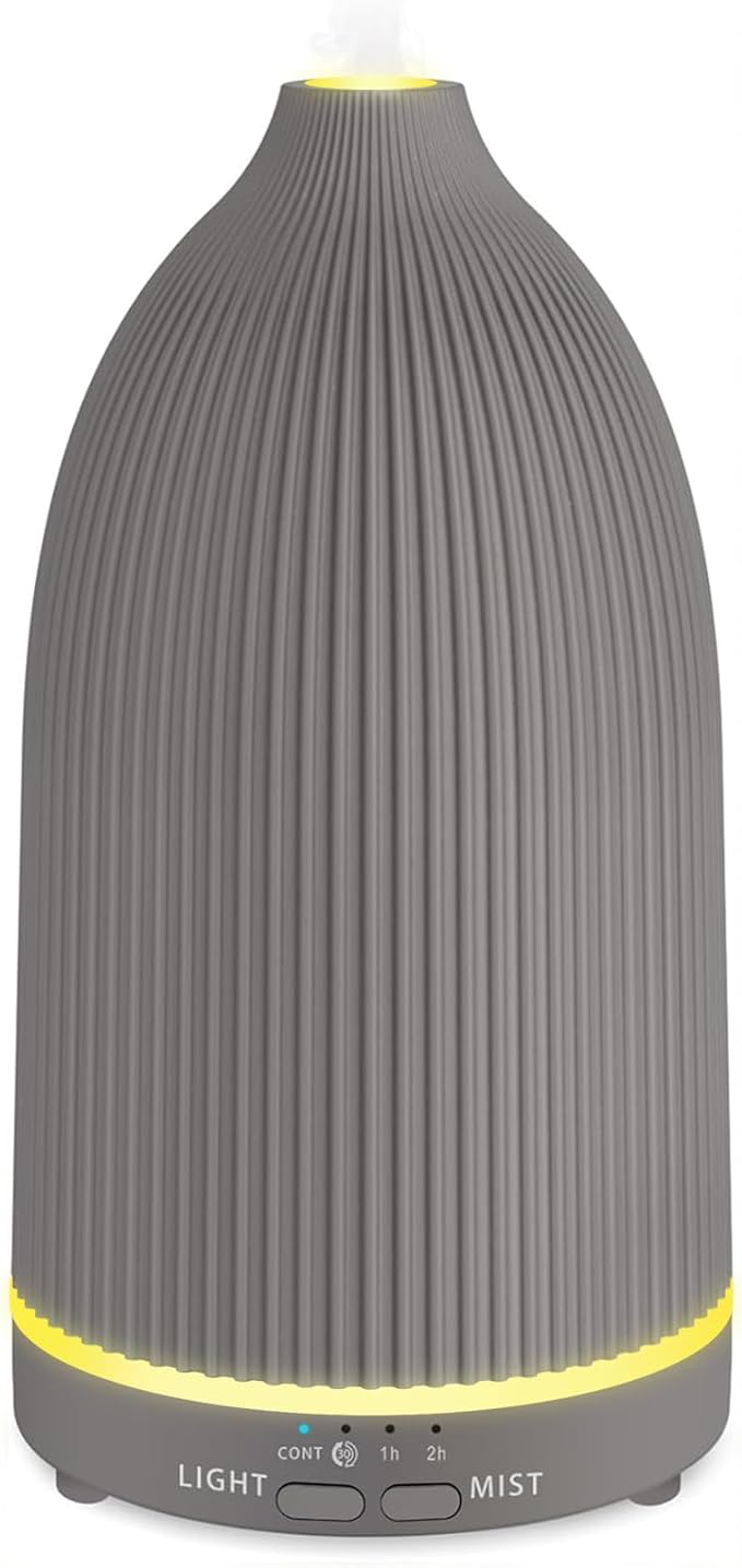 URPOWER 100ML Essential Oil Diffuser Ultrasonic Cool Mist Humidifier with 7 LED Lights, Timer & Auto-Off Quiet Aromatherapy Scent Diffuser for Home Bedroom Office Relaxation by URPOWER