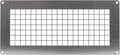 Repa Market 10" x 5" Inch Galvanized Steel Rectangular Crawl Space Vent Grid - Inlet Outlet Ventilation Guard - Universal Metal Air Supply Exhaust Protection Mesh - Durable Duct Grille by RepaMarket
