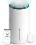 MistFree Smart Humidifier for Bedroom, Evaporative Humidifier No White Dust, Auto Humidity & APP Control, 3L Water Tank Easy to Clean, Sleep Mode, Timing, Humidifiers for Home/Office(White) by Provirtec