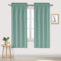 DWCN Blackout Curtains for Living Room Thermal Insulated, Energy Saving & Noise Reducing Bedroom Curtains, Sage Green, W 42x L 63 Inch, Set of 2 Rod Pocket Curtain Panels by DWCN