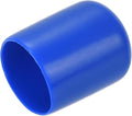 uxcell 20pcs Rubber End Caps 21mm ID Vinyl Round Tube Bolt Cap Cover Screw Thread Protectors Blue by uxcell