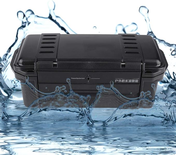 Outdoor Protective Hard Case, Shockproof Sealed Dry Box with Foam Pad Plastic Storage Case for Cameras Gear Outdoor Survival - Image 6