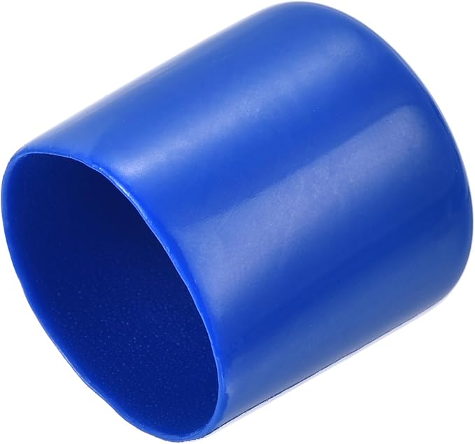 uxcell 20pcs Rubber End Caps 30mm ID Vinyl PVC Round Tube Bolt Cap Cover Screw Thread Protectors Blue by uxcell