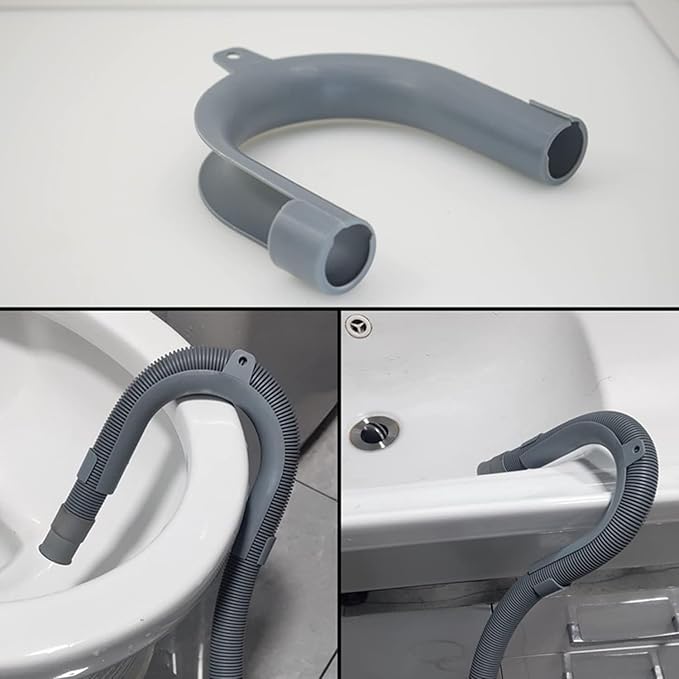 16.4ft Washing Machine Drain Hose, Universal Drain Hose Extension Kit for Washer, Dishwasher, Flexible Discharge Hose for LG/ GE/ Samsung, Fit up to 1-1/2 Inch Drain Outlets (16.4) - Image 7