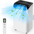 12000 BTU Portable Air Conditioners with Remote Control, 3-in-1 Free Standing Cooling AC Unit with Fan & Dehumidifier, Cools Room up to 500 sq.ft, Smart/Sleep Mode,3 Speed,24H Timer,Window Kit by HUMHOLD