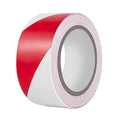 Hazard Tape - 2 Inch x 108 Feet Red & White Ultra-Adhesive Hazard Warning Safety Stripe Tape for Marking Floor, Walls by YEEGRAOU