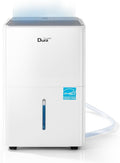 DuraComfort Dehumidifier for Basement up to 2,500 Sq Ft, 2025 Energy Star, Max to 35 Pints/Day Quiet Dehumidifier with Drain Hose, Smart Humidistat & Timer for Home, Bedroom & Bathroom by DuraComfort