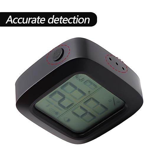 Digital Reptile Thermometer Hygrometer Precise Temp & Humidity Gauge for Terrariums/Tanks Compact LCD Display for Reptiles/Amphibians Habitat Monitoring - Image 3
