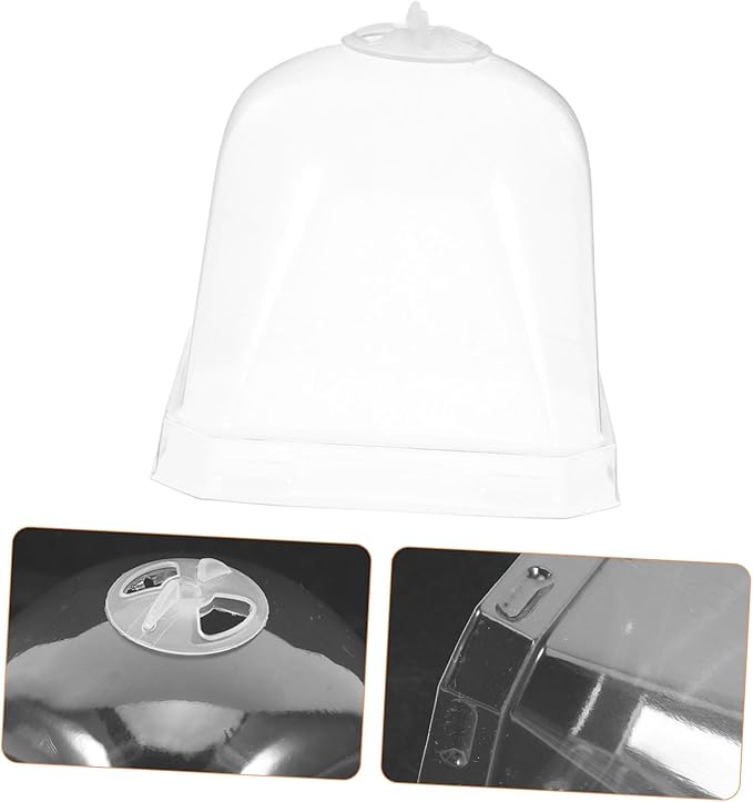 10pcs Transparent Greenhouse Dome Covers for Plants Humidity Control Cloche for Succulents Durable Reusable Plastic Garden Protectors for Use - Image 7