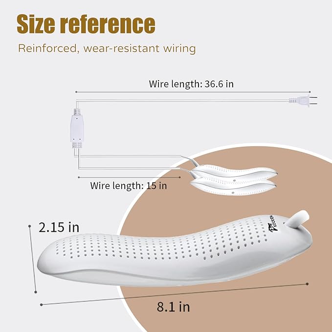 Boot Dryer,Shoe Dryer,Foot Dryer ! Eliminate bad odor and dry shoes! - Image 4