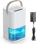 Litever Dehumidifier Highly Efficient for Home. Compact Quiet Portable with Auto Shut OFF. 57OZ Water Tank. Delay-Off Timer and Ambient Light. Good for Small Bedroom Bathroom Basement RV Camper Closet by Litever