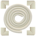 M2cbridge U Shape Extra Thick Furniture Table Edge Protectors Foam 6.5 Ft (Off White with 4 Corners) by M2cbridge