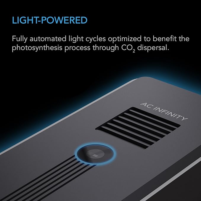 AC Infinity CO2 + Light Sensor, Exclusively Assists Controller AI+ Dynamically to Learn and Manage Equipment; CO2 Data Tracking Enables Smart Fan Programming for Optimized FAE, Day & Night Scheduling - Image 3