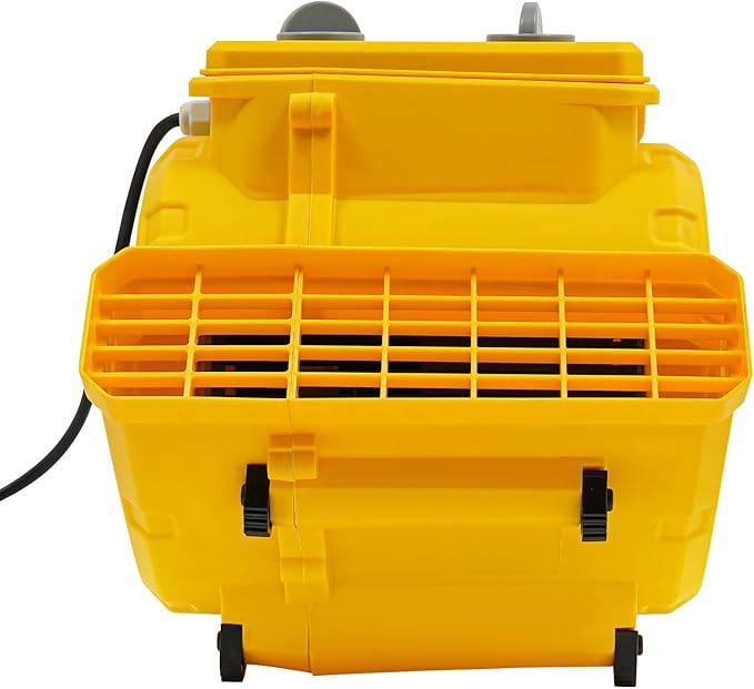 TFCFL Floor Drying Fan, Portable Floor Blower Fan with 3-Speeds & 3 Blowing Angles, For Janitorial, Plumbing, Home, Commercial, Industrial Use (Yellow) - Image 4