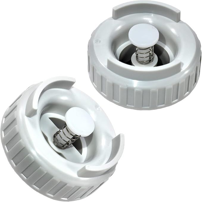 HQRP 2-Pack Bottle Valve Cap Compatible with MoistAir EA1407, HD1407, HD1409, EA14070, HD14070 Humidifiers, ESK509229-1, ESK819024, ESK822419-2, CAP291 Replacement Parts by HQRP