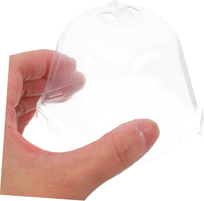 Mipcase 10pcs Plastic Cloche Dome for Plants Humidity Control Greenhouse Covers Reusable Bell Plant Covers for and Garden Accessories - Image 9