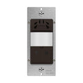 TOPGREENER Humidity Sensor Switch with PIR Lighting Motion Sensor, Neutral Wire Required, Air Moisture Detection for Ventilation Fan, Bathroom Fan Automated Control, UL Listed, TDHOS5-BR, Brown by TOPGREENER