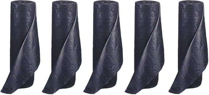 Dewitt 5-Pack Pro-5 Weed Barrier Fabric 5 oz, 3 x 250 Feet – Heavy-Duty Woven Landscape Ground Cover Mat for Raised Garden Bed, Greenhouse Gardening, Outdoor Landscaping, and Commercial Planting by Unknown