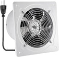 8 inch Exhaust Fan, 735CFM Wall Mounted Vent Fans, Ventilation Fan Bathroom Garage Attic Exhaust Fan Ceiling and Wall Mount Fan for Kitchen/Bathroom, 110V 80W by RLOZUI