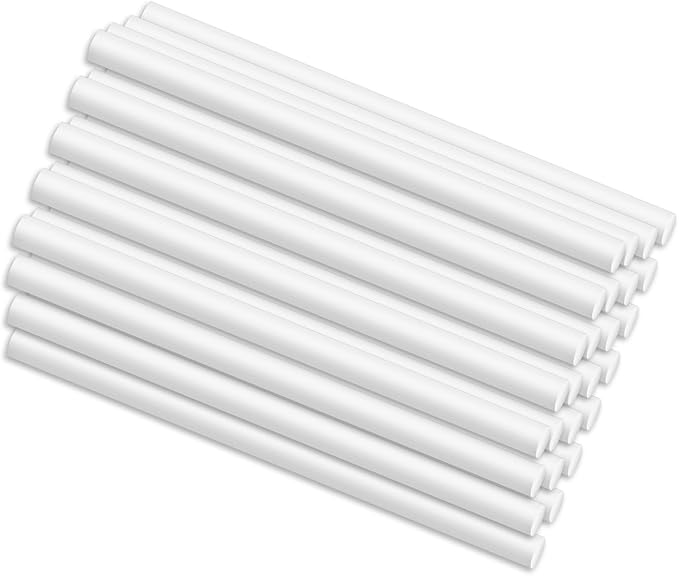 24 Pcs Humidifier Wicks Sticks Diffuser Wicks Replacement Cotton Refill Stick 5.35 X 0.3 Inch Humidifiers Filter Refill Sticks for Portable Cool Mist Mini Humidifier by Unknown