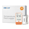 Elitech 100Pack Bluetooth Ultra Low Digital Temperature Data Logger for Refrigerator Shadow Data 100000 PointsExport PDF/CSV Report, Pharmacy Vaccine DDL Calibration Certificate, MAX MIN AVR GSP-6-TLE by Elitech