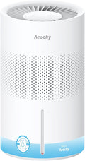 Evaporative Humidifier for Baby, Aeocky 4.5L Humidifiers for Bedroom, Large Room, Home, Whole House, Nursery, Office, Dry Filter & Self-Clean Mode, Humidistat, Timer, Sleep, Auto Mode, Ivory by AeockyDirect