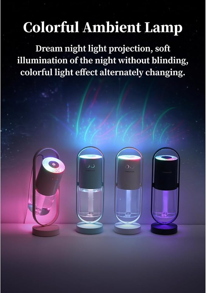 Portable Mini Humidifier, Compact 360° Rotating Cool Mist Air Humidifier Automatic Shutdown for Office for Home for Travel (#3) - Image 4
