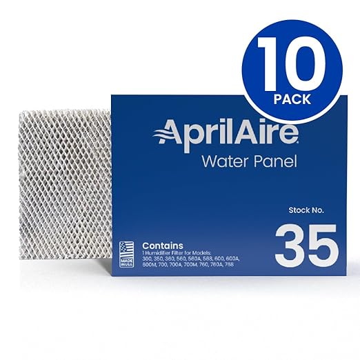 AprilAire 35 Water Panel Humidifier Filter Replacement for AprilAire Whole-House Humidifier Models 300, 350, 360, 560, 560A, 568, 600, 600A, 600M, 700, 700A, 700M, 760, 760A, 768 (Pack of 10) - Image 2