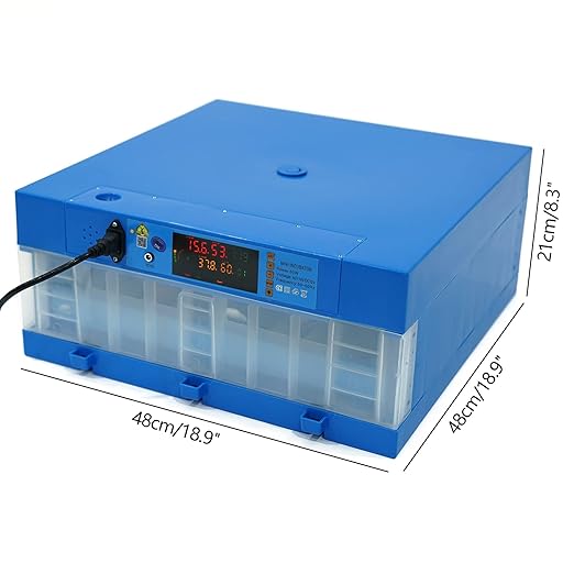 64 Hatching Eggs Incubator Digital Automatic Incubator, Temperature Humidity Control, 360° Automatic Egg Turner, Function Panel Display for Hatching Chicken Duck Goose Pigeon Quail - Image 7